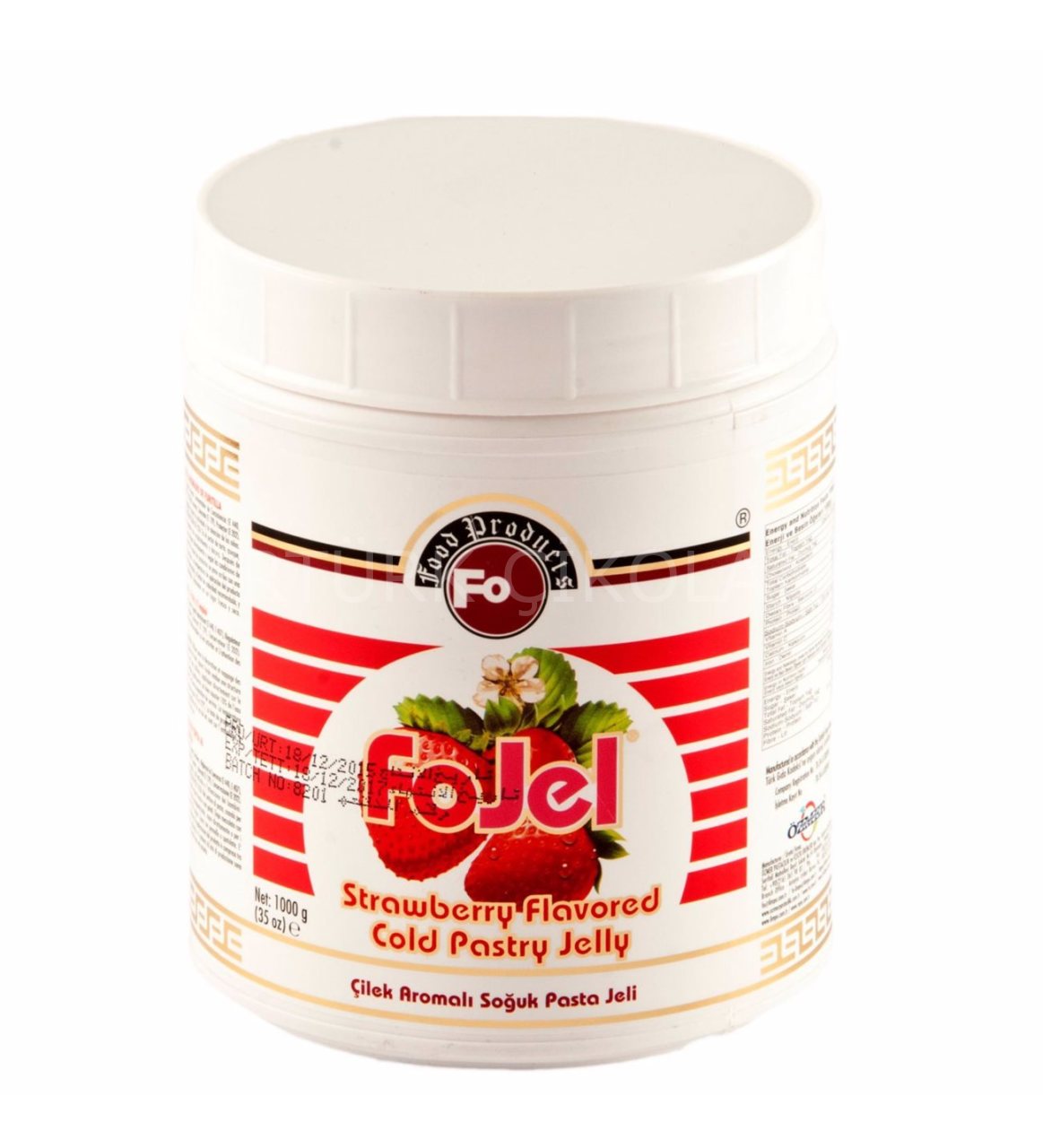 FO ÇİLEK AROMALI SOĞUK PASTA JELİ 1 KG