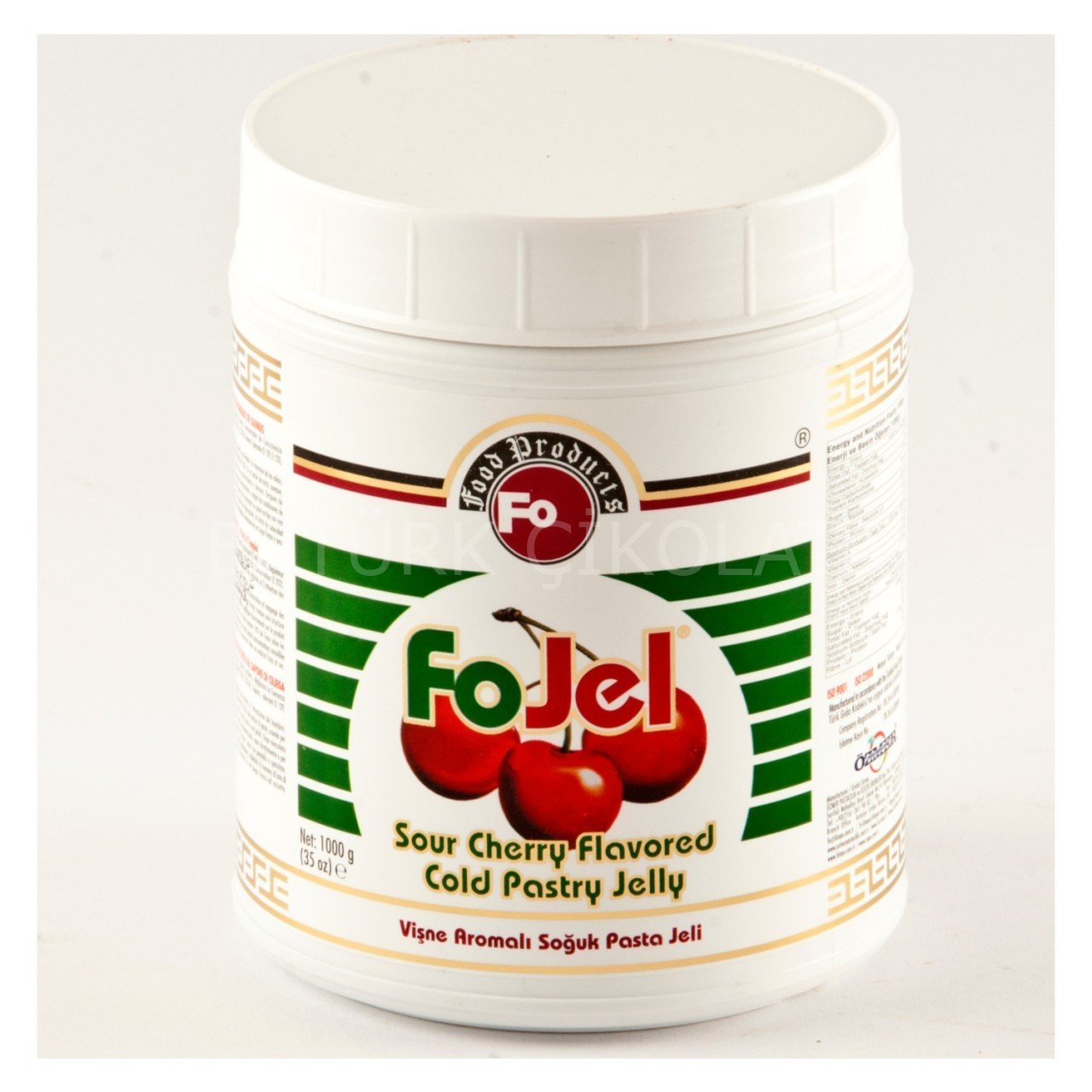 FO VİŞNE AROMALI SOĞUK PASTA JELİ 1 KG