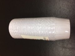BENS SİLİNDİR KEK KALIBI PET KAPSÜL BEYAZ 50X39 50'Lİ