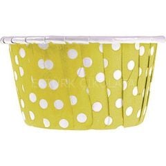 BENS SİLİNDİR KEK KALIBI PET KAPSÜL SARI (50X39) SARI 50'Lİ