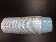 BENS SİLİNDİR KEK KALIBI PET KAPSÜL MAVİ (50X39) 50'Lİ