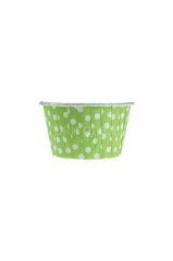 BENS SİLİNDİR KEK KALIBI PET KAPSÜL (50X39) YEŞİL 25'Lİ